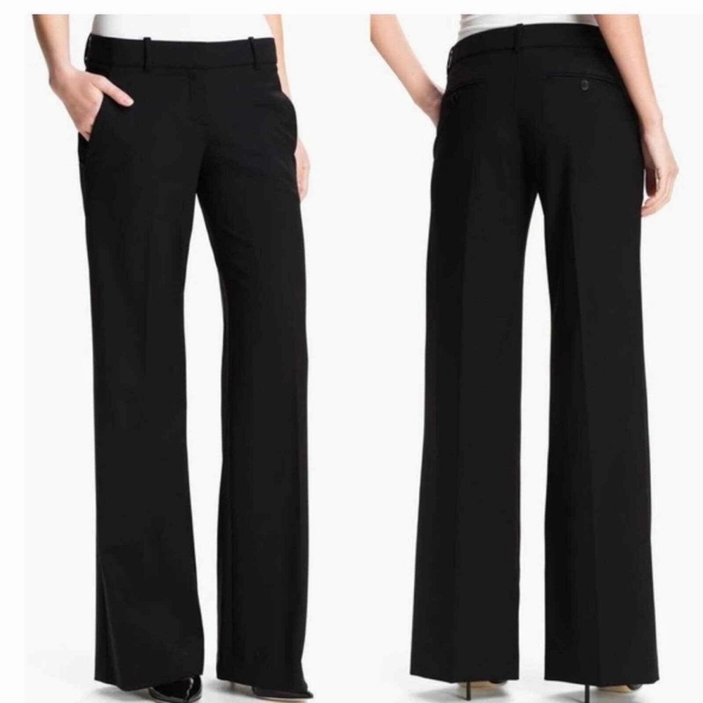 Theory // Black Wool Trousers